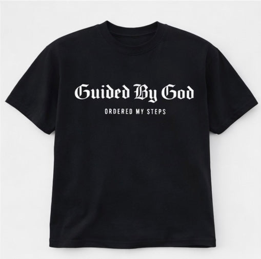 Guided By God Tee BLACK