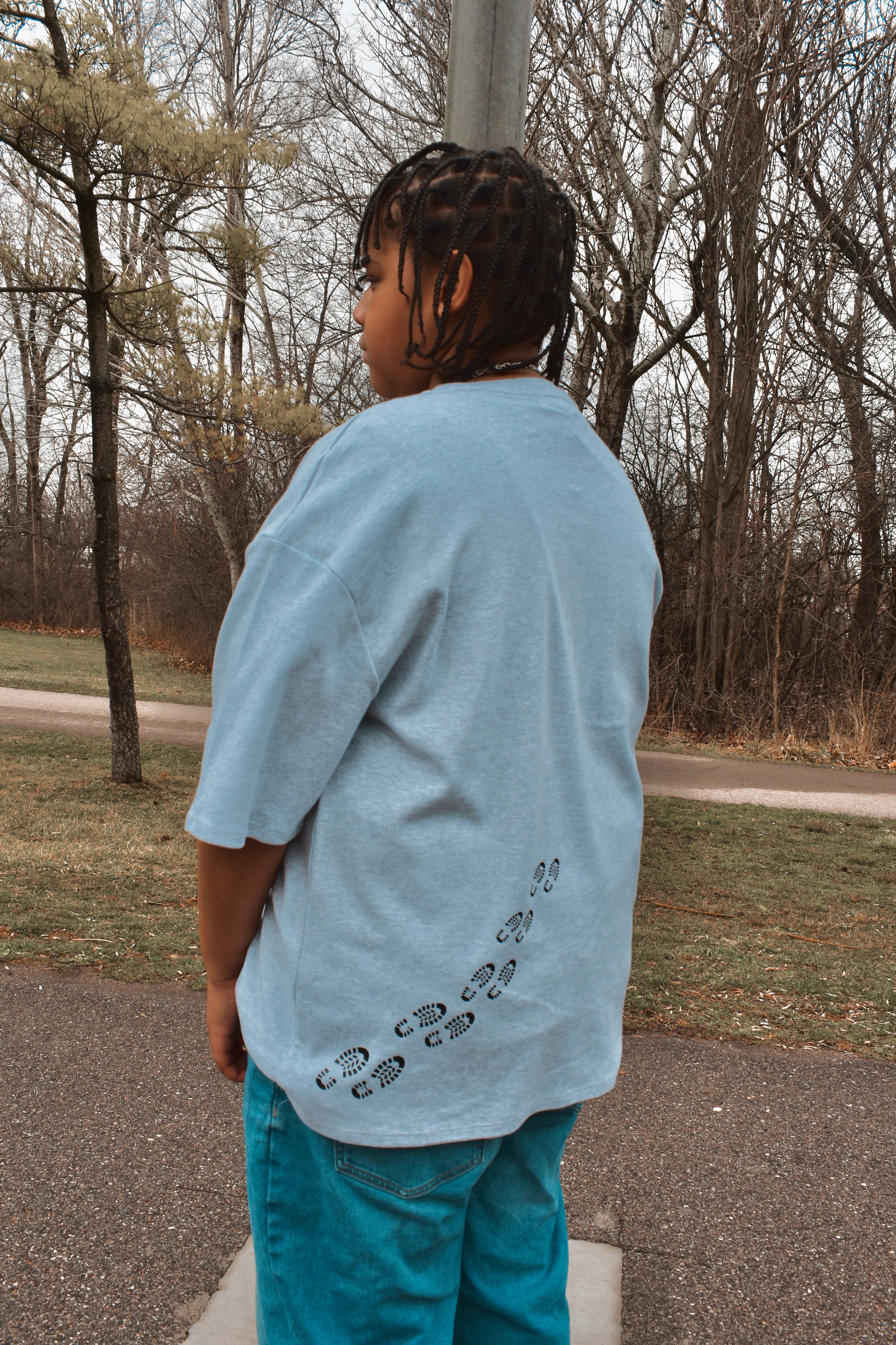 GUIDED BY GOD Tee GRAY